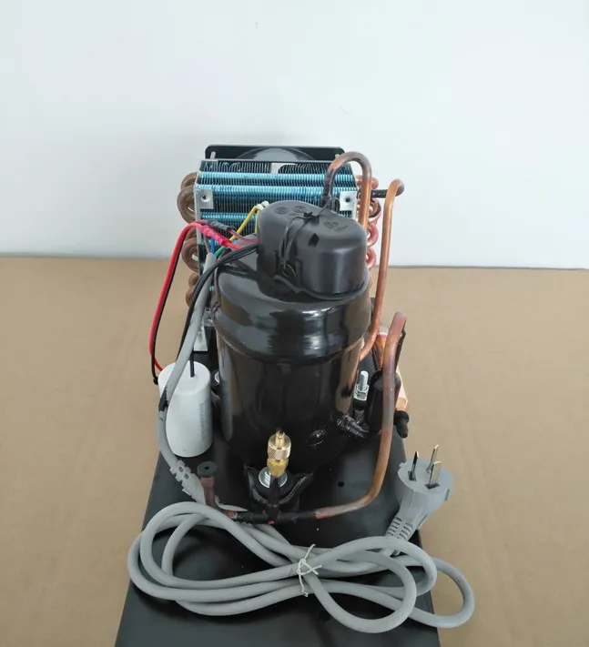 QX36HC Purswave 1/5HP четырехтактный двигатель с воздушные охлаждением компрессорно-конденсаторный агрегат для мини Кондиционер льда машина автомат по продаже водяного охлаждения
