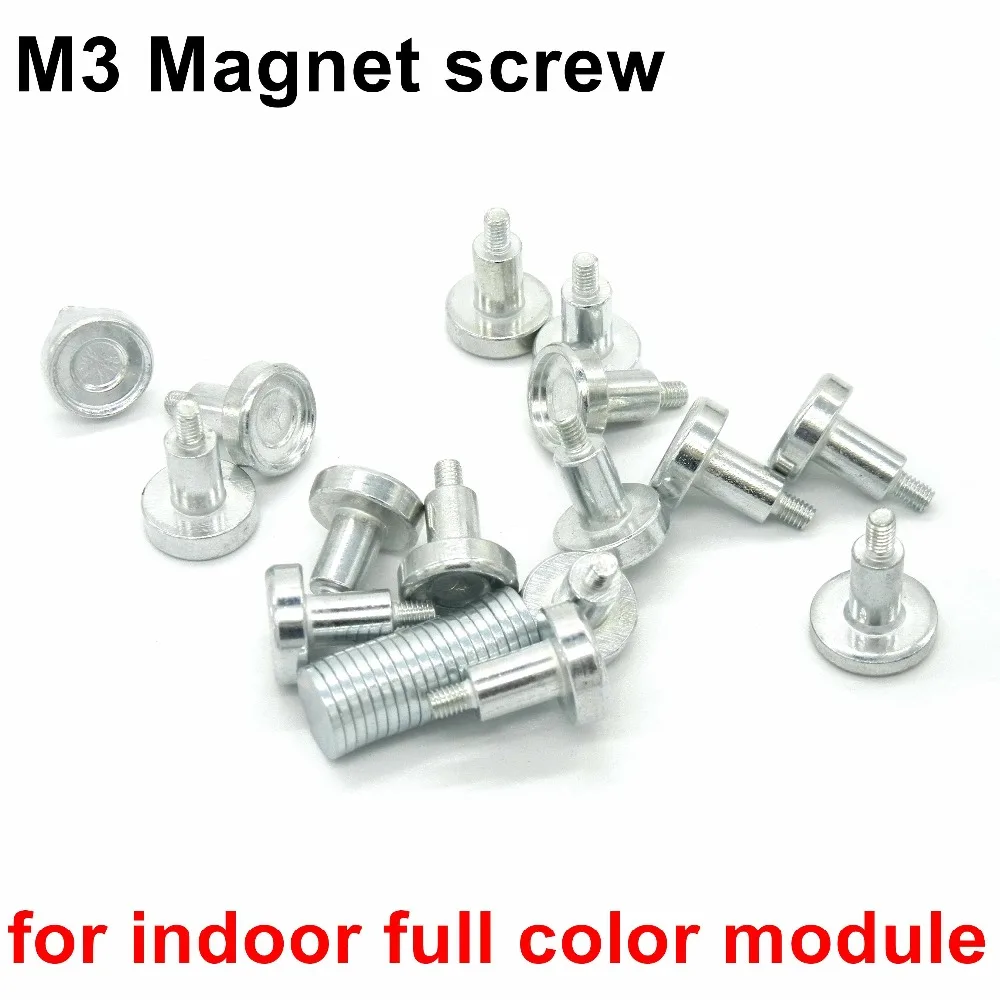 M3 magnetic feet Magnet screw Outside thread column Cylinder for indoor / semi-outdoor smd led rgb display module | Обустройство дома