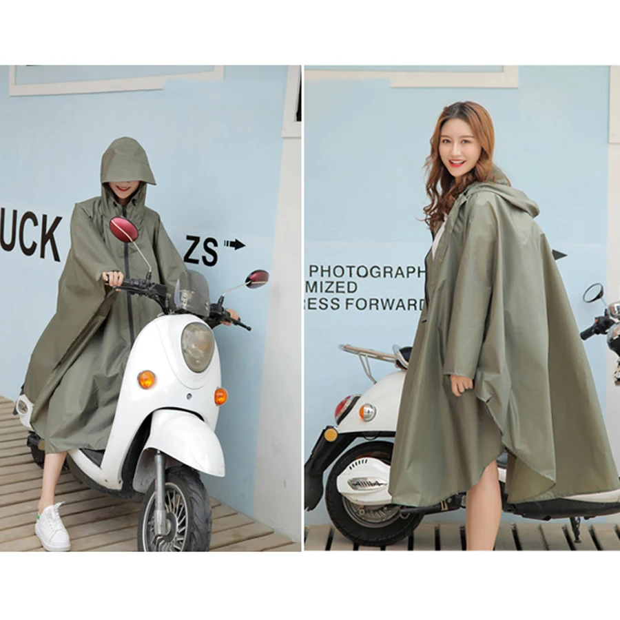 PVC Raincoat Women Waterproof Poncho Nylon Woman's Jackets Rain Cover Cape Chuva Coat Men Girls Clear Raincoats Hooded RBY038 | Дом и сад
