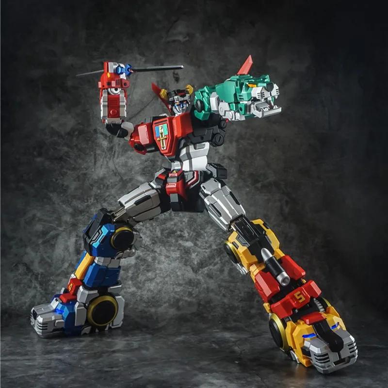 В наличии Voltron Super Alloy Soul Beast King GoLion металлический робот трансформер фигурка