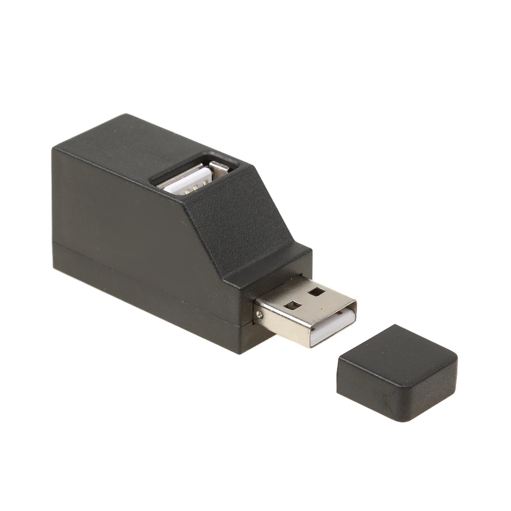 Высокоскоростной мини концентратор USB 2 0 с 3 портами для ПК ноутбука настольного