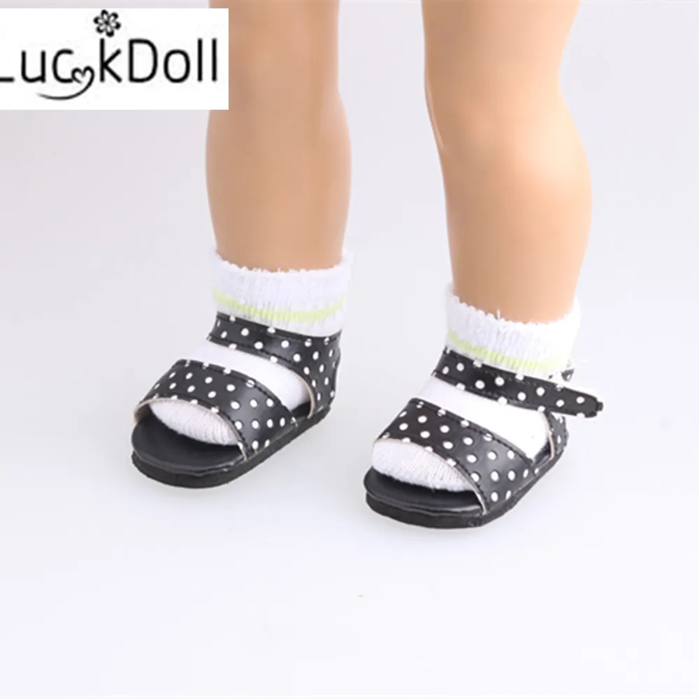 Высокоэластичные короткие носки LUCKDOLL 18 дюймов американская кукла 43 см