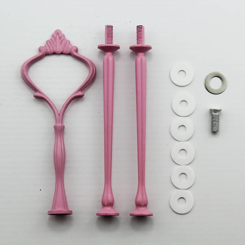 Много цветов помадные силиконовые формы для украшения торта 3 яруса Подставки