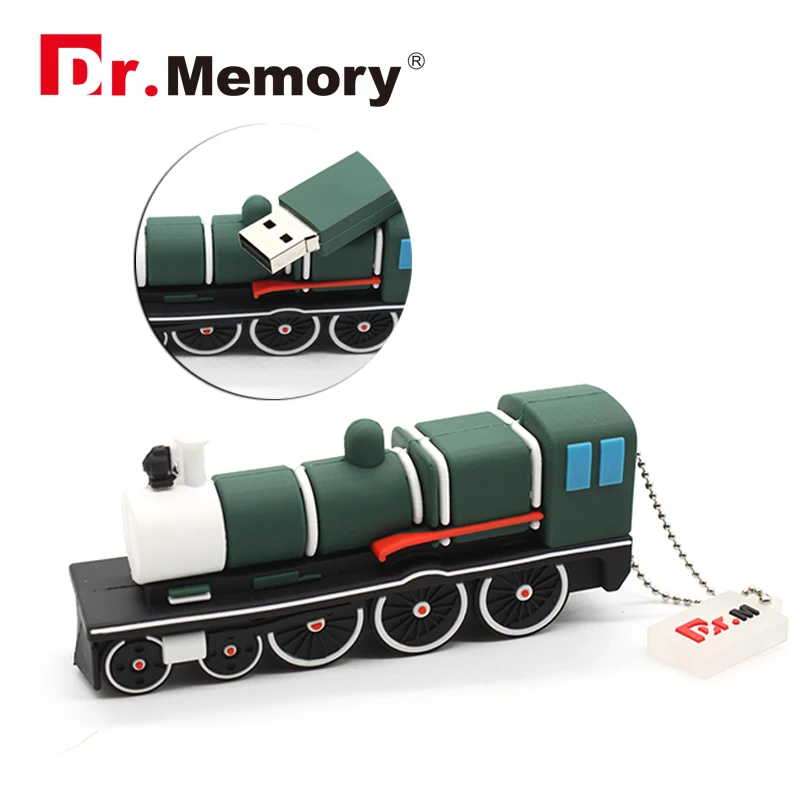 Новый классный мультяшный USB флэш накопитель мини модель поезда 4 ГБ 8 16 32