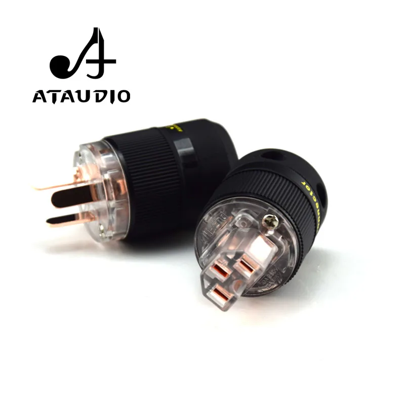 ATAUDIO Hifi Разъем питания одна пара GB разъем + гнездовой IEC|Коннекторы и разъёмы| |