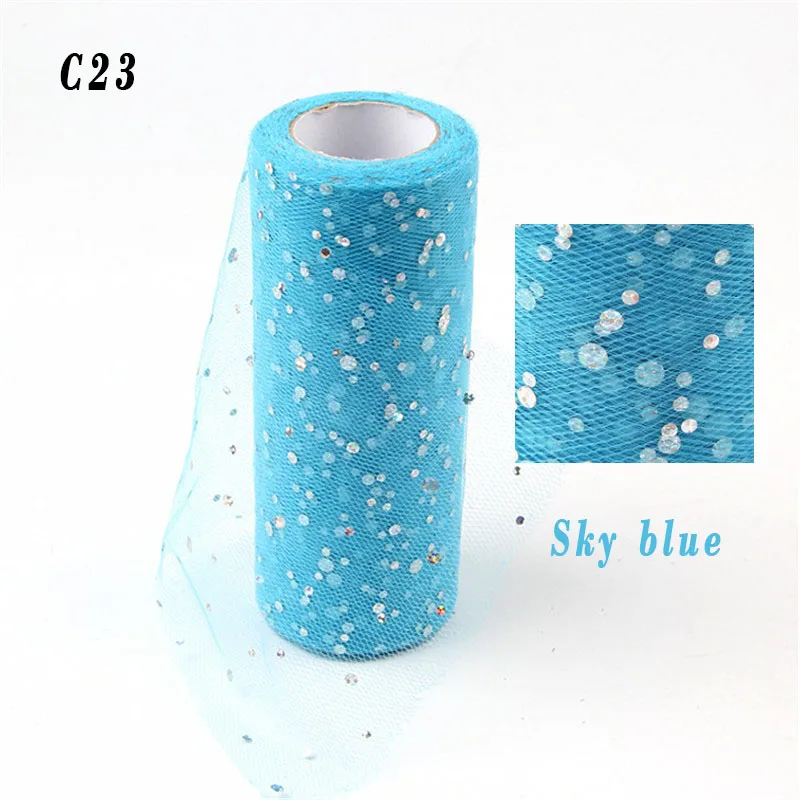 Круглая блестящая органза 15 см * 25 ярдов|decorative decorative|decorative home decordecoration party |