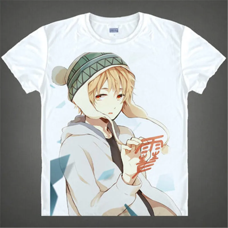 8 Футболка Noragami Aragoto Yato, японское аниме, костюм для косплея, дышащая футболка, повседневные мужские и женские футболки - Цвет: 8
