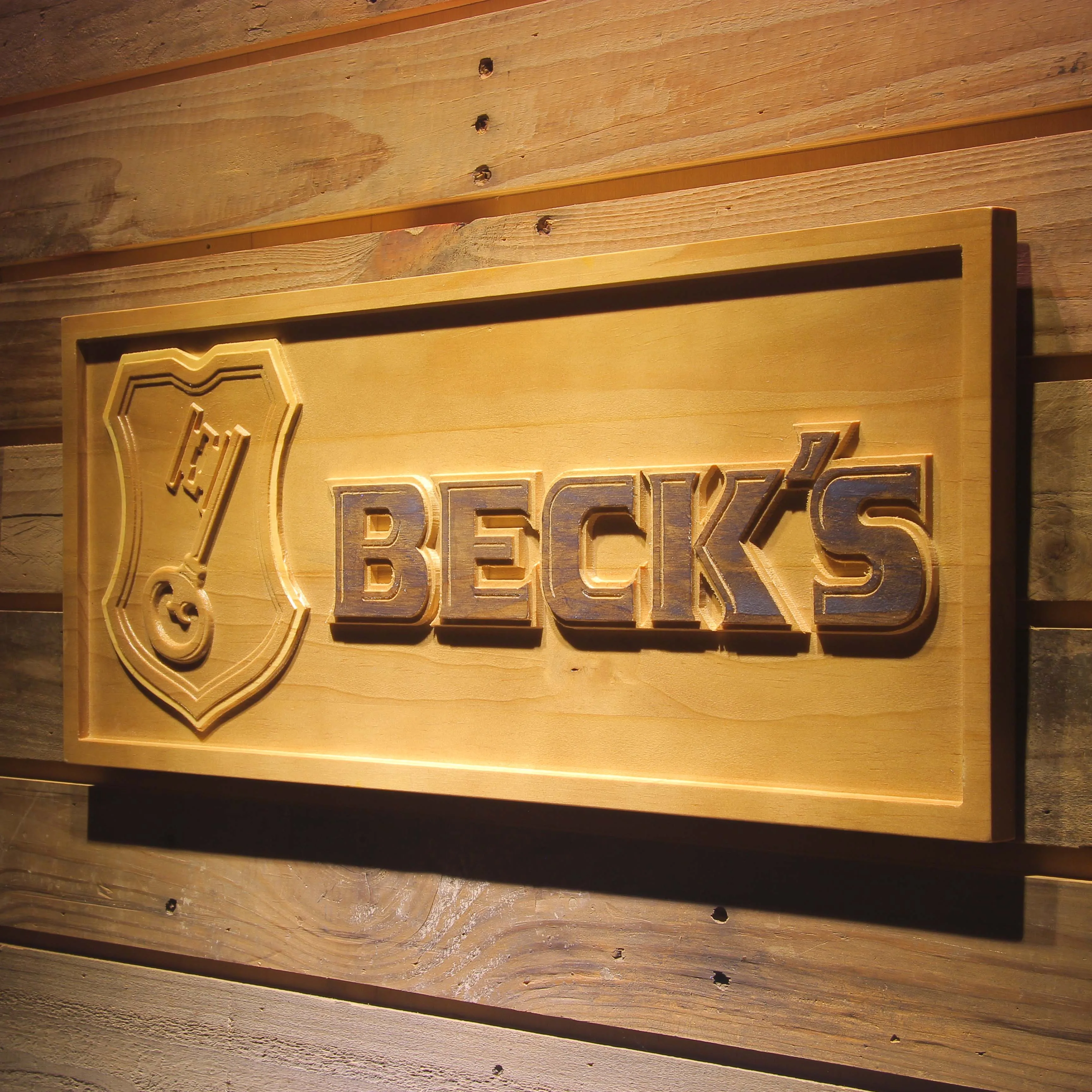 

Деревянные 3D знаки BECK'S Beer