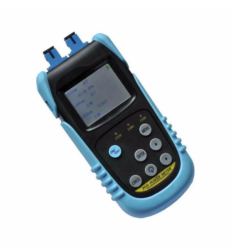 Портативный оптоволоконный измеритель мощности PON TLD607P с 1310 нм 1490 1550 используемый