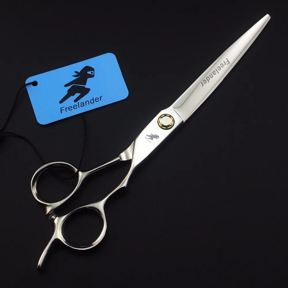 

Freelander 7 inch Japan 440c bearing screw pet cutting scissors for pet grooming scissors
