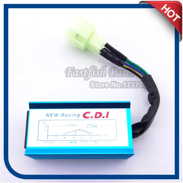 Коробка зажигания Racing AC CDI 6 контактов для GY6 50cc 125cc 150cc мопеда двигателя скутера