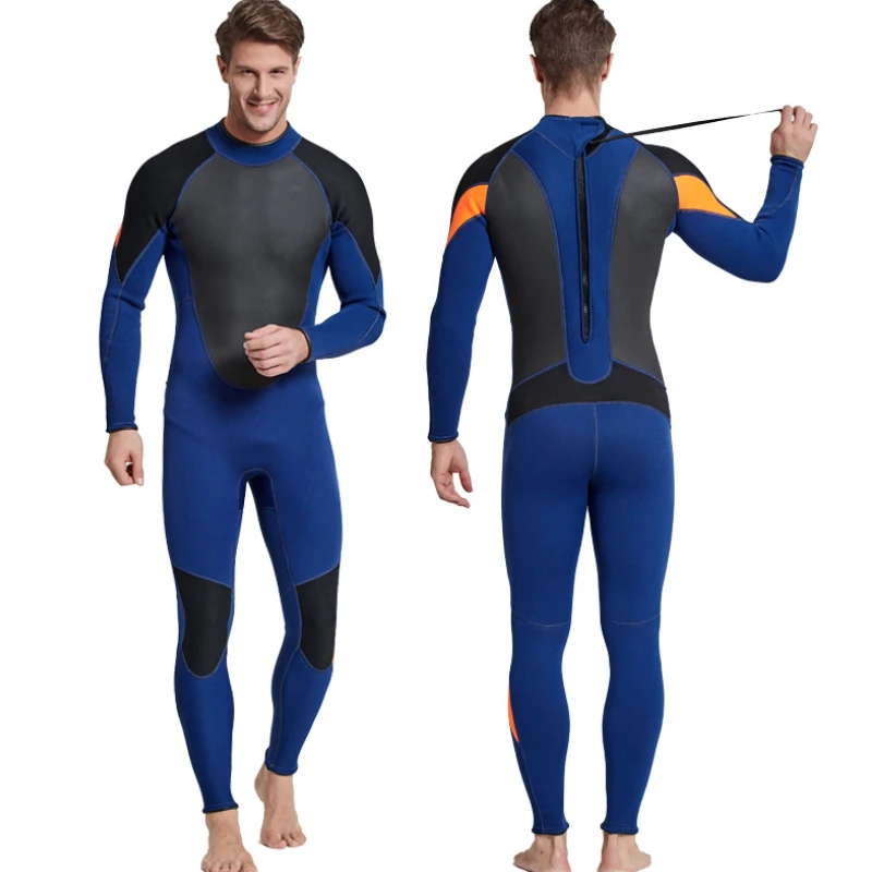 Sbart новый цельный неопреновый костюм для дайвинга 3 мм зимний мужской гидрокостюм