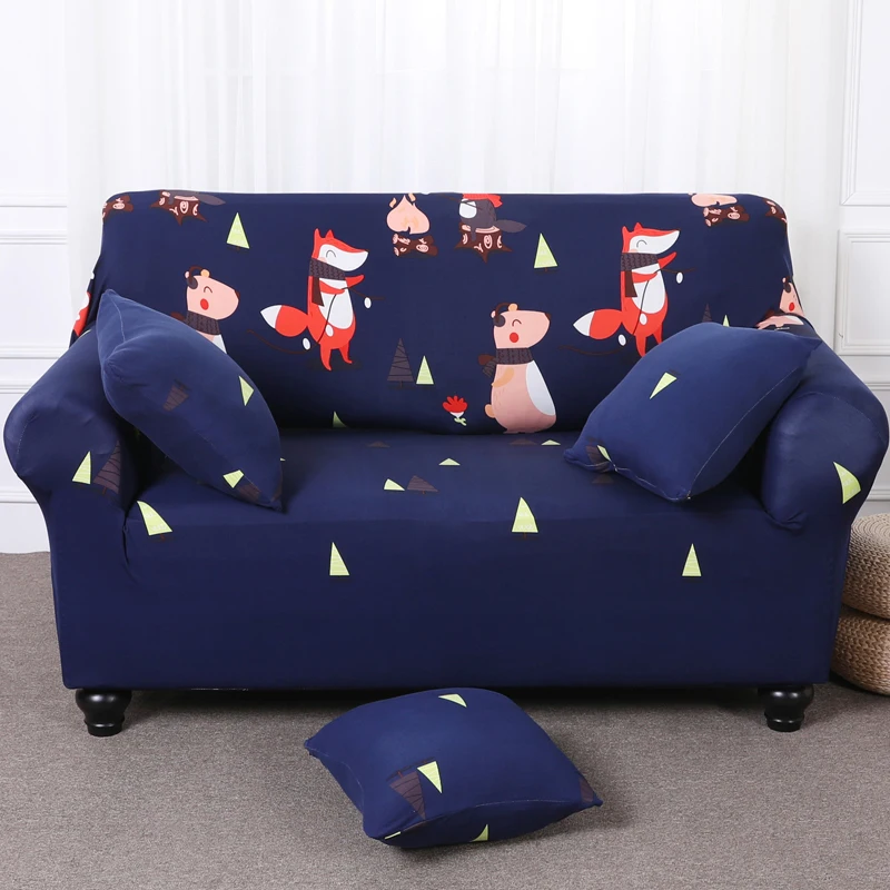 Asofver милый медведь чехол для дивана эластичный диван Slipcover Cubre диван растягивающиеся покрытия для мебели протектор Чехлы для диванов для гостиной