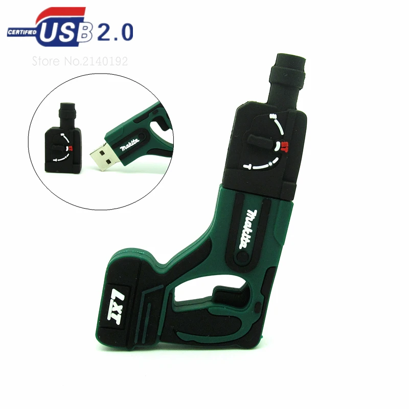 Мультфильм электрическая дрель Флеш накопитель карту флэш памяти с интерфейсом