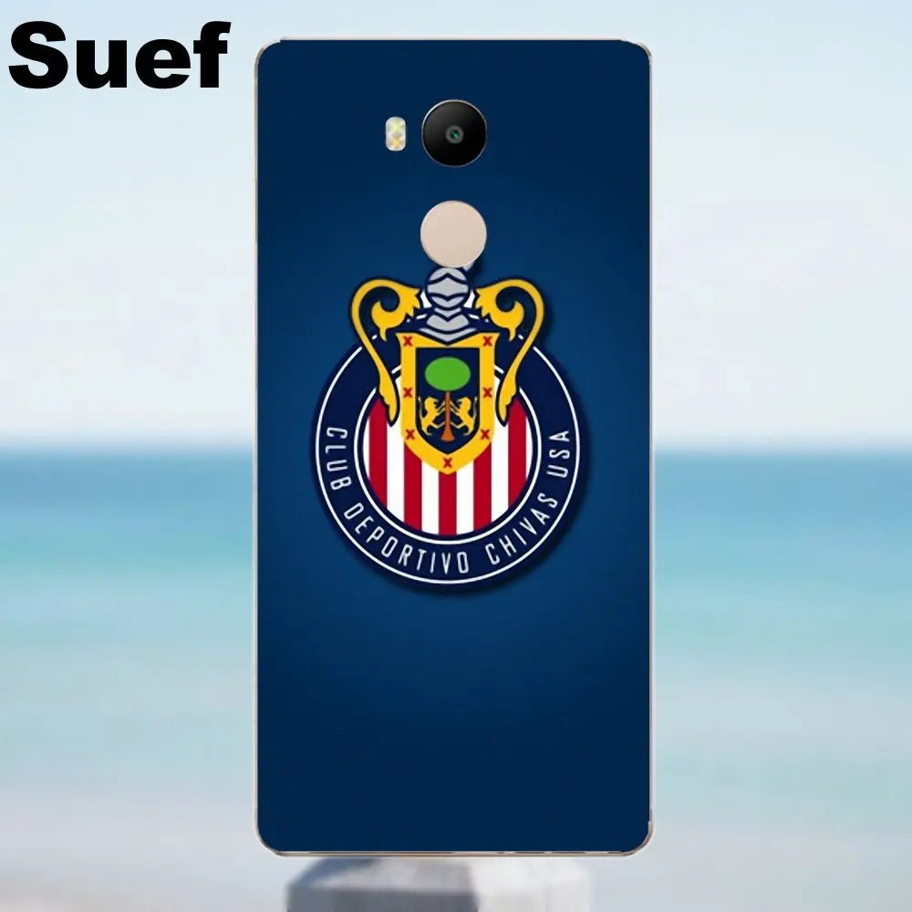 Чехол из ТПУ с логотипом Suef Cd Chivas Usa Sports Mls Team для Xiaomi Redmi 4 3 3S Pro Mi3 Mi4 Mi4i Mi4C Mi5 Mi5S Mi Max Note