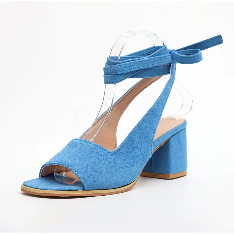 SLHJC туфли на среднем каблуке На высоких каблуках не сужающемся книзу массивном