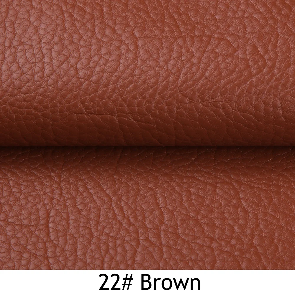 22 Brown 25 см* 34 см искусственная кожа личи ткань украшения стены DIY ручной работы сшить одежду аксессуары поставки - Цвет: 22 Brown