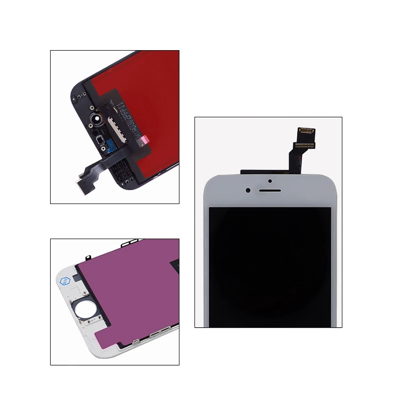 20 шт./лот E-Faith класс A + 100% новый ЖК-дисплей для iPhone 6 с сенсорным экраном дигитайзер