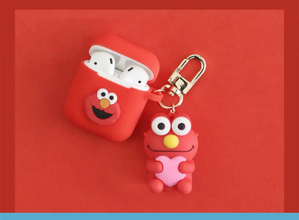 Милый мультяшный декоративный силиконовый чехол для Apple Airpods, чехол, аксессуары, защитная крышка, Bluetooth, чехол для наушников, коробка для ключей