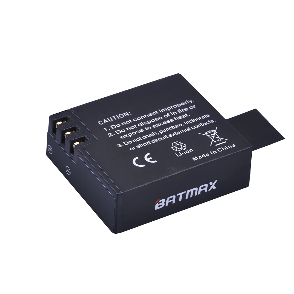 Аккумуляторные батареи Batmax 4 шт. SJ4000 SJCAM для WiFi SJ5000 Plus M10 plus SJ6000 SJ7000 SJ8000|battery for