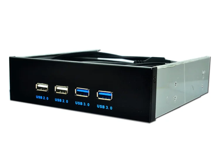 L 4 порта USB 3 0 + USB2.0 5 дюймовая передняя панель с адаптером питания 25 разветвитель 2