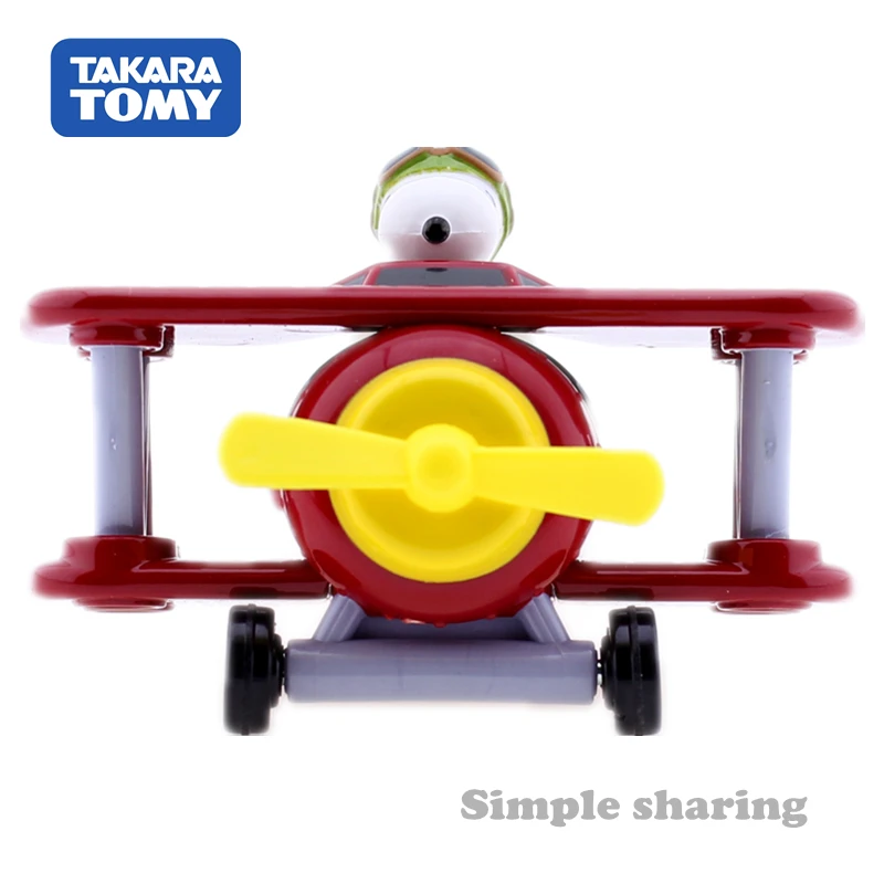 TAKARA TOMY Dream Tomica R08 набор моделей летающего самолета Снупи литый под давлением