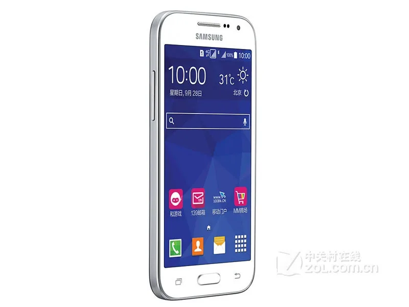 Разблокированный samsung Galaxy Core Prime G360F, 4,5 дюймов, 8 Гб ПЗУ, 5Мп камера, LTE, одна SIM, 2000 мАч, отремонтированный мобильный телефон
