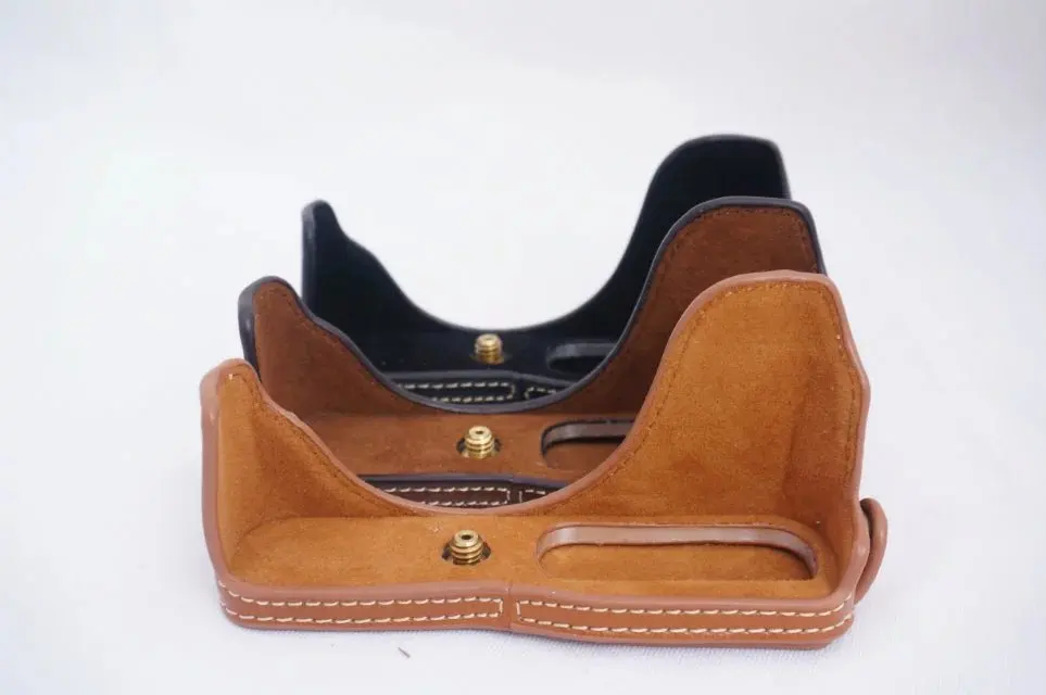 Камера сумка половина тела чехол для цифрового фотоаппарата Panasonic Lumix GF7 GF8 GF9 GF 9 8 7