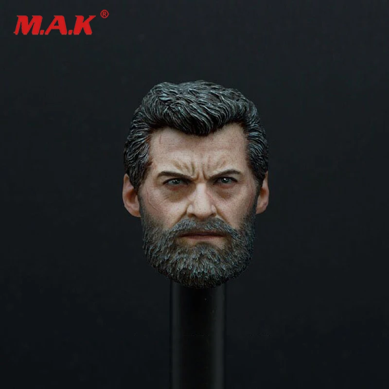 Модель головы Логана Хиса Джекмана в масштабе 1/6 фигурки сильных людей для мужчин