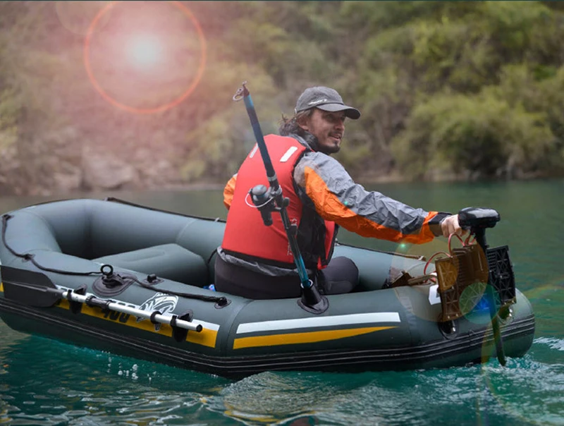 Резиновая лодка Толстая износостойкая надувная 1/5 человек каяк каноэ рыбацкая на