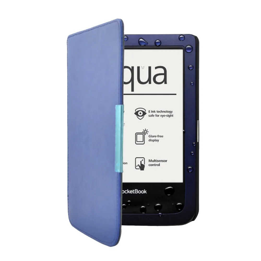 Кожаный чехол для нового pocketbook aqua 640 Бесплатная доставка + протектор экрана