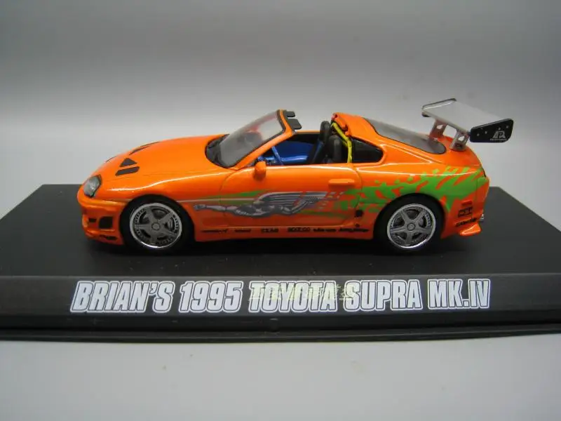 GL 1:43 Тойота Супра МК IV 1995 сплав модель автомобиля литья под давлением металлические игрушки подарок на день рождения для детей мальчик