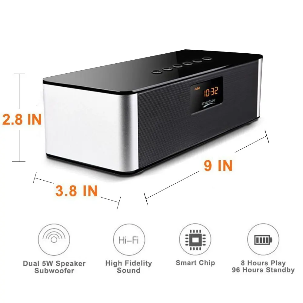 Bluetooth колонки беспроводные портативные Hi Fi с микрофоном|Портативные колонки| |