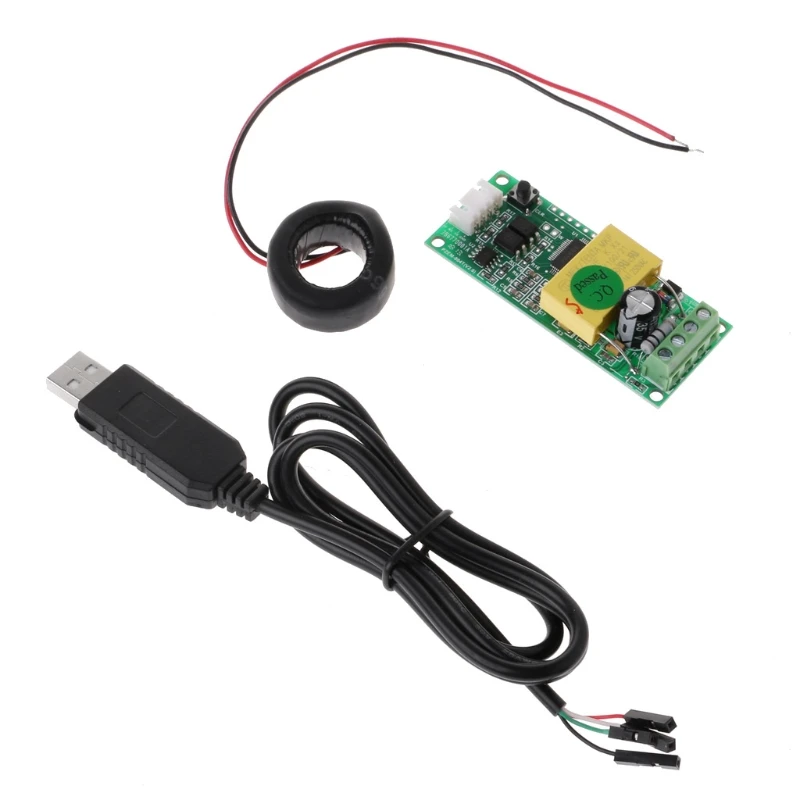 PZEM 004T напряжение тока силовой модуль энергии AC 80 260V 100A w CT USB адаптер LS'D