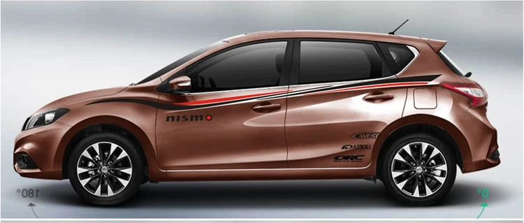 TAIYAO автомобильный Стайлинг, Спортивная наклейка для автомобиля Nissan Tiida Mark Levinson, автомобильные аксессуары и наклейки, авто стикер