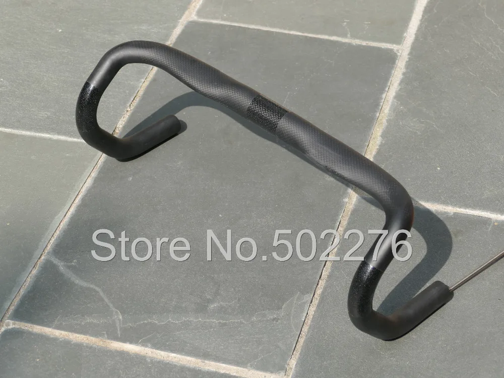 Road bike racing matte Glossy UD 3k full carbon fiber bicycle handlebar size : 400mm 420mm 440mm | Спорт и развлечения