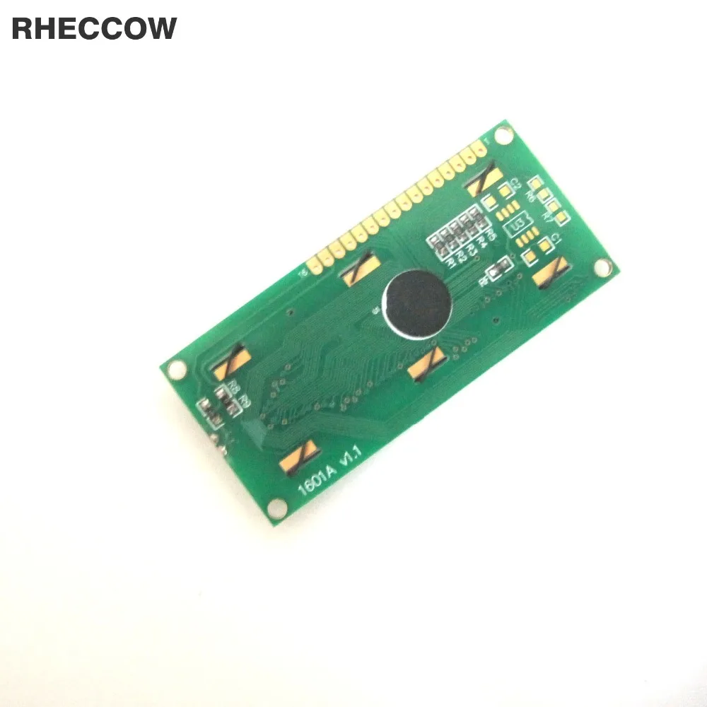 ЖК-модуль RHECCOW 5 В 1601 16X1 16*1 80*36 символов LCM синий черный свет белый символ для raspberry pi