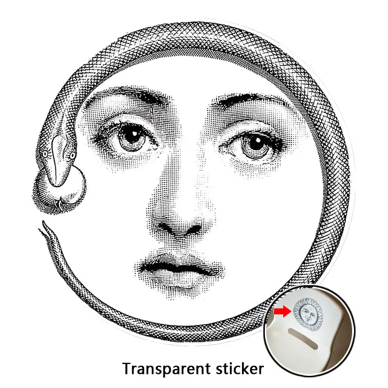 NO.57-84 дизайнер Fornasetti обои такие же, как прозрачные наклейки для украшения гостиной 1 шт - Цвет: 79