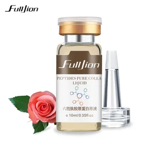 Fulljion 6 пептидов, чистый коллагеновый протеин, жидкая Антивозрастная эссенция, гиалуроновая кислота, против морщин, лифтинг для лица, сыворотка для ухода за кожей, 1 шт.