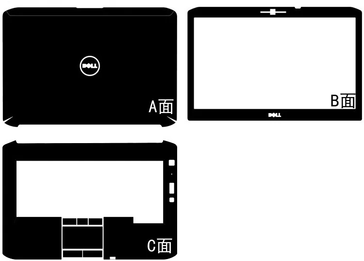 Чехол наклейка из углеродного волокна для ноутбука Dell Latitude E5420 E5430|Сумки и чехлы