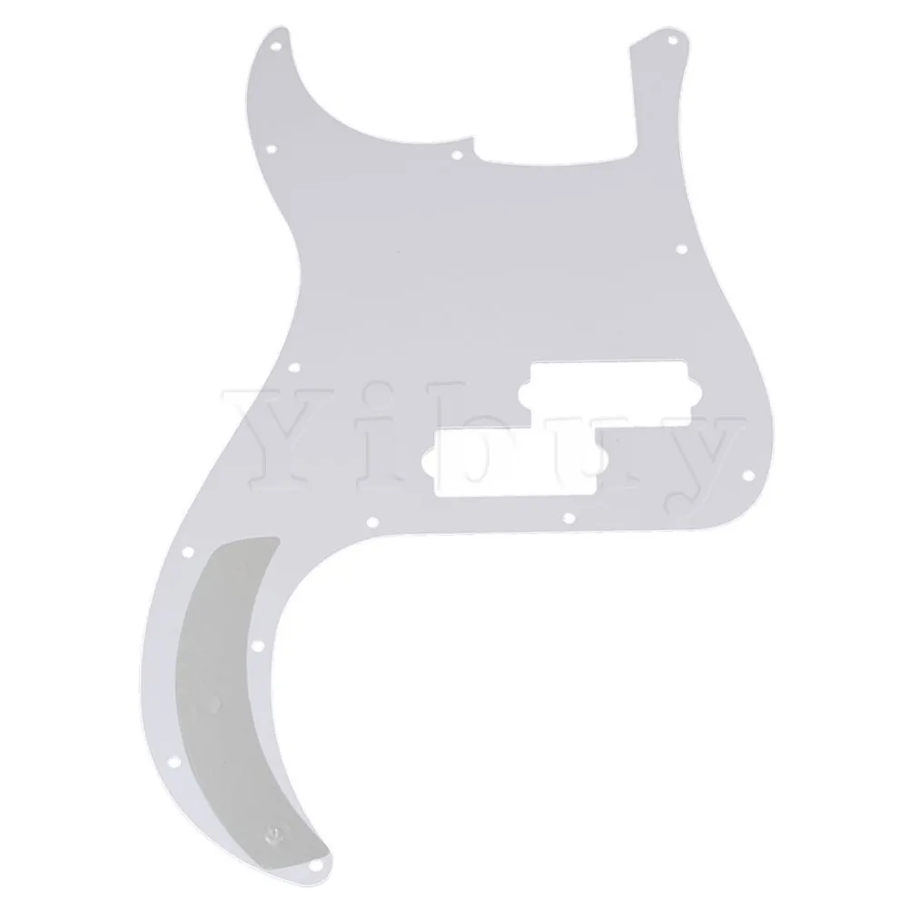 Yibuy PB Bass Pickguard P Bass царапина пластина коричневая черепаха оболочка 3 слоя 13 отверстий