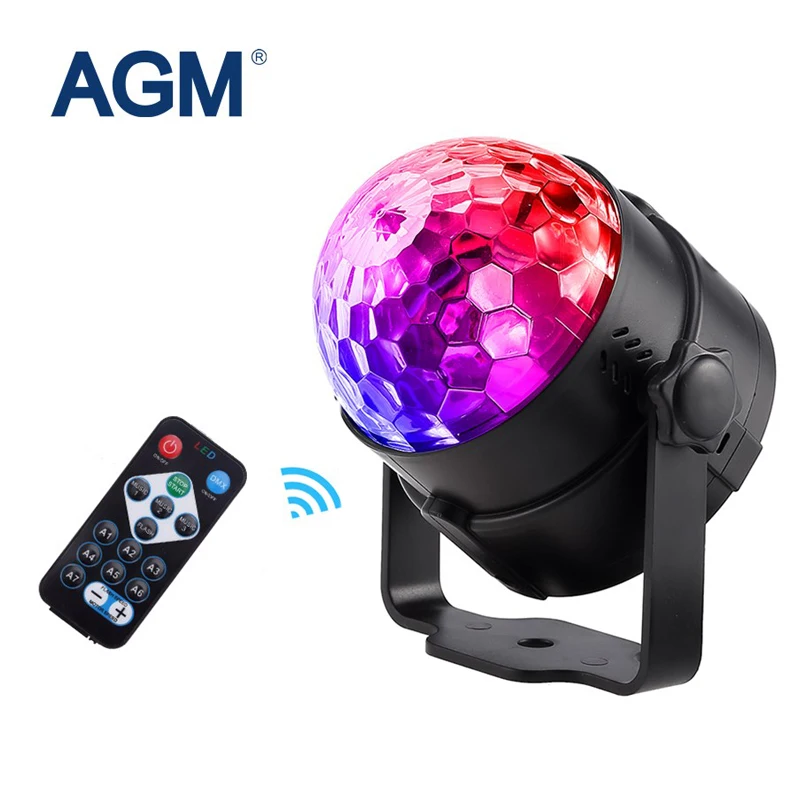 AGM RGB дискотечный шар светодиодное сценическое освещение Lumiere DJ DMX лазерное