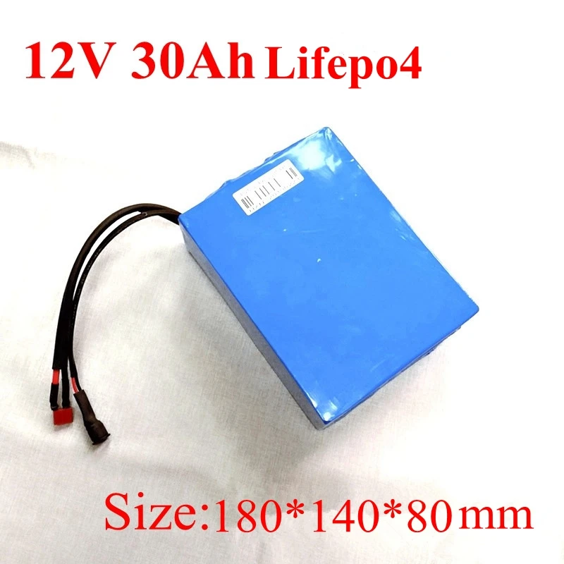 Lifepo4 12 В 30ah батарея BMS 4S 12,8 В для 360 Вт галогенные лампы стержень Коробка Инвертор рыболокатор робот мониторинга оборудование+ 5A зарядное устройство