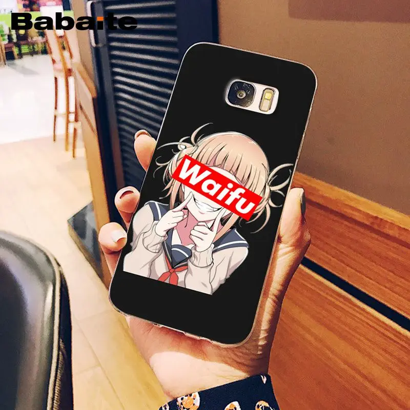 Babaite Sugoi семпай аниме Waifu чехол из силикона и ТПУ прозрачный для мобильного