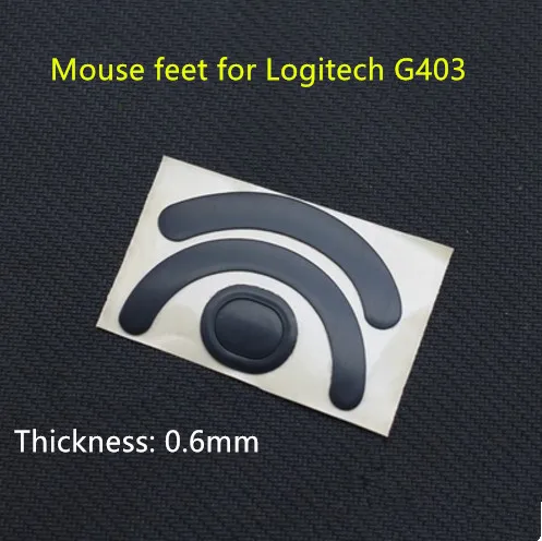 

2 sets/pack TPFE mouse feet mouse skates for G403 replacement mouse glides thickness is 0.6mm