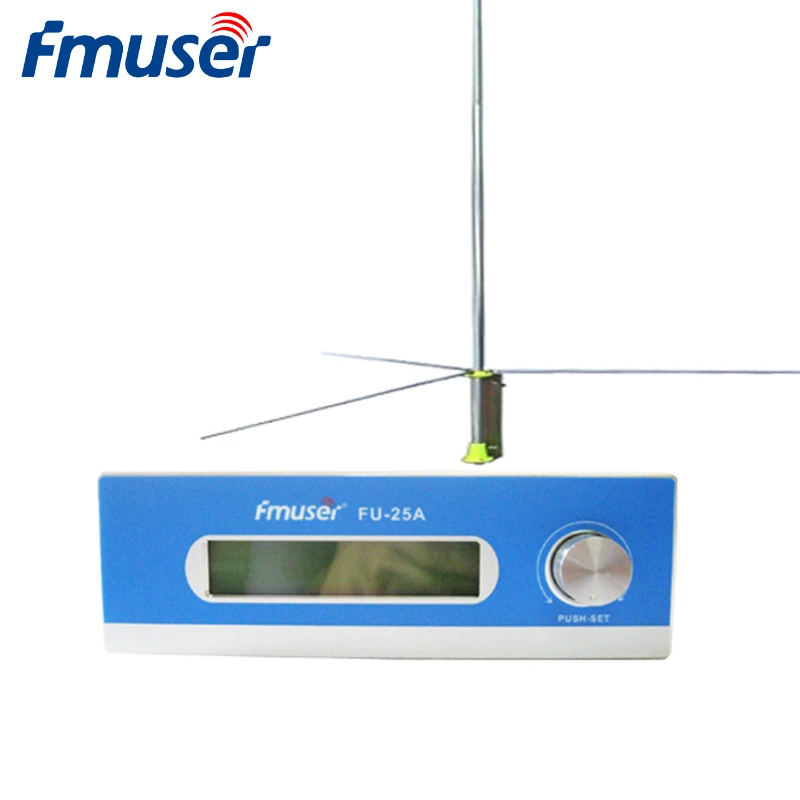 Fm передатчик FMUSER FU 25A 25 Вт с большим диапазоном fm + антенна 1/2 Wave GP для радио