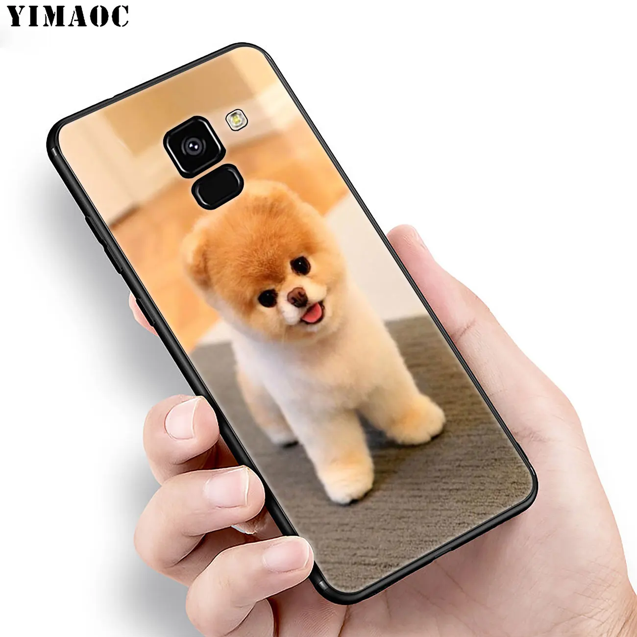 Мягкий силиконовый чехол для телефона YIMAOC Pomeranian dog dogs Samsung Galaxy A6 A9 A8 A7 2018 A3 A5 2016 2017