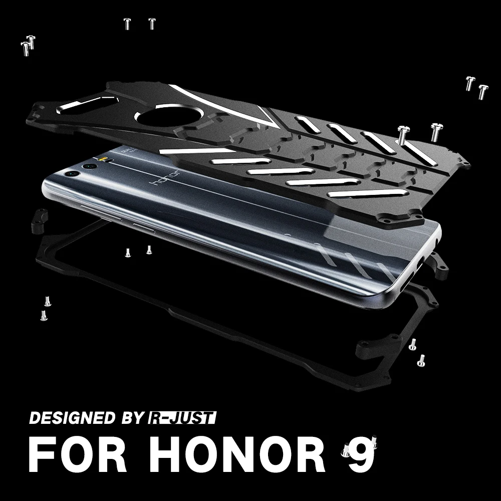 for Huawei Honor 9 Case Luxury Space Aluminium Metal Cases For Honor9 Mobile Phone Cover Coque 5.15 inch | Мобильные телефоны и