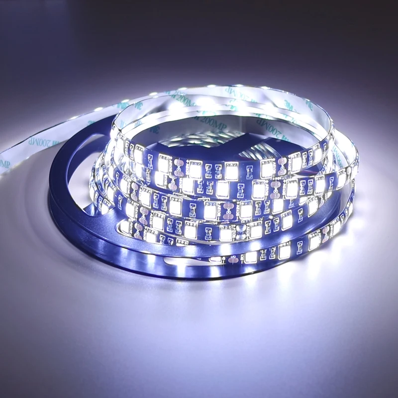 5050 RGB светодиодные полосы света Черный PCB IP65 Водонепроницаемый DC12V 60LED гибкие