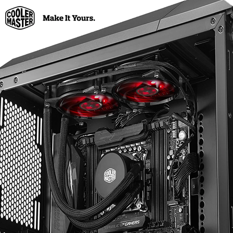 Кулер Cooler Master B240 cpu жидкостный кулер 120 мм красный светодиодный тихий вентилятор для Intel 1151 1150 2011 2066 и AMD AM4 cpu кулер для воды